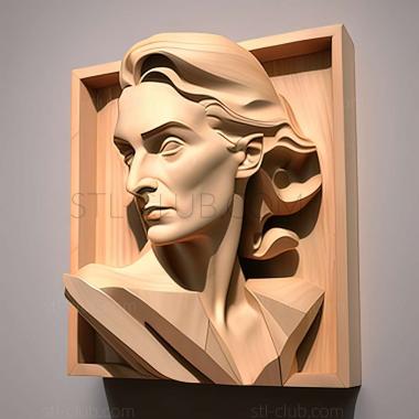 3D model Elaine de Kooning (STL)